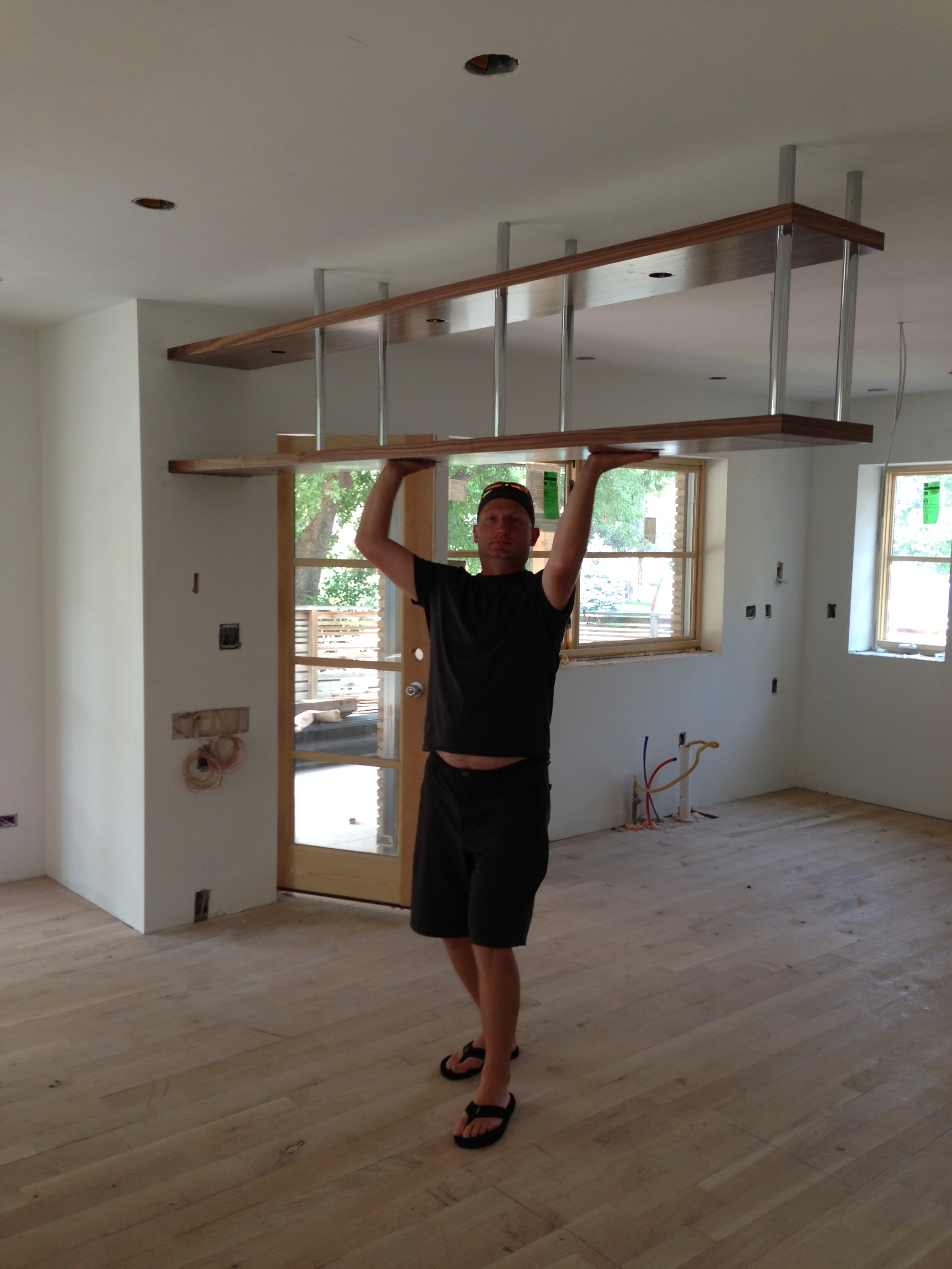 how to hang  kitchen  cabinets  from ceiling Roselawnlutheran